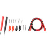 Jeffergarden fils de test multim�tre num�rique �lectronique p1500, avec pinces crocodile, jeu d'embouts ...