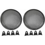 Jeffergarden grille de haut - parleur 8 pouces, 2 pices, pour voiture / camping - car, en mtal noir, ...