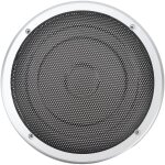Jeffergarden grille de haut - parleur ronde noire de 20 cm (8 pouces), protection dcorative universelle ...