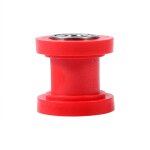 Jeffergarden guide - cha�ne � galet de 10 mm pour mini - moto, quad et pit bike (rouge)
