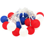 Jeffergarden guirlande lumineuse de d�coration du 4 juillet, 3 m�tres, 20 led, pour le jour de l'ind�pendance, ...