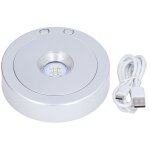 Jeffergarden haofy base d'affichage � led, base d'affichage de lumi�re color�e rotative, support de base ...