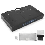 Jeffergarden hotte de cuisine 12 v r�glable � 3 vitesses avec lumi�re led � �cran tactile pour cuisine ...