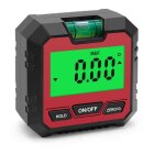 Jeffergarden inclinometre, cube d'angle de recherche de 90 � rapporteur d'angle num�rique lcd �tanche ...
