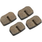 Jeffergarden jeu de 4 plaquettes de frein � disque arri�re en c�ramique pour mini - moto / kart / scooter ...