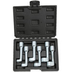 Jeffergarden jeu de cl�s � douille de ligne d'injecteur de type l, en acier au chrome vanadium, cl� � ...
