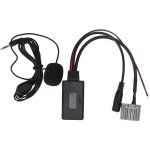 Jeffergarden kit d'adaptateur de microphone, cble auxiliaire bluetooth 5. 0, pour ios 5 5c 5s 6 plus, ...
