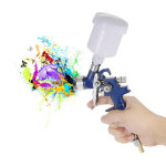 Jeffergarden ?kkmoon pistolet a�rographe hvlp mini 1. 0mm ? kit peinture � alimentation par gravit� ? ...