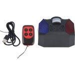 Jeffergarden lampe d'alarme solaire ip65 tanche sirne infrarouge alerte lumineuse avec tlcommande ...