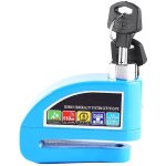 Jeffergarden moto scooter vlo antivol frein  disque serrure systme d'alarme de scurit bleu
