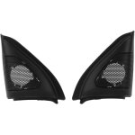 Jeffergarden paire de couvercle de haut - parleur de porte de voiture garniture de tweeter audio noir ...