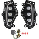 Jeffergarden pi�ces pare - chocs avant antibrouillard led drl feux de jour �tanche remplacement rav4 ...