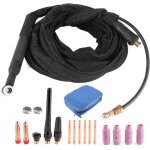 Jeffergarden pistolet de soudage 4m wp26v, torche de soudage tig refroidie � l'air avec prise ue pour ...