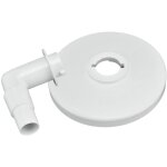 Plaque d'aspiration skimmer avec coude  90  remplacement de plaque d'aspiration de piscine en plastique ...