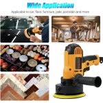 Jeffergarden - ponceuse orbitale pneumatique  air comprim de 6 pouces, robuste, avec tuyau et sac, ...