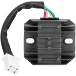 Jeffergarden le redresseur de rgulateur de tension de moto de 12v 4 fils convient pour le buggy de vtt ...