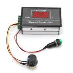 Jeffergarden rgulateur de vitesse de moteur pwm dc 6 - 60 v, 12 v, 24 v, 36 v, 48 v cc contrleur de ...