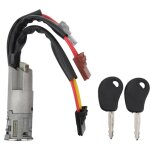 Serrure de barillet de direction d'allumage avec cls, remplacement 252521 pour citron ax berlingo escape ...