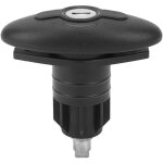 Jeffergarden serrure � compression de porte de cabine de rv, nylon en alliage de zinc rotatif de 30 mm ...