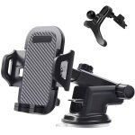 Jeffergarden support de t�l�phone de voiture rotatif � 360 degr�s, ventouse puissante, fixation sur grille ...