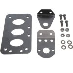 Support universel de cadre de plaque d'immatriculation de support de feu arrire de montage latral rtro ...