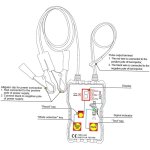 Jeffergarden testeur d'injecteur de carburant 4 modes d'impulsion, adaptateur de nettoyage de rin�age, ...