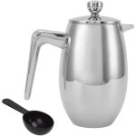 Jeffergarden th�i�re � pression franaise en acier inoxydable 304, double couche, bouche en forme de u, ...