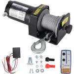 ?jeffergarden treuil 12v 2000lbs manette - pour atv / utv et voitures off - road?