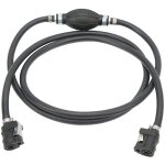 Jeffergarden - tuyau de gaz noir r�sistant au vieillissement, conduite de carburant � haut d�bit de carburant, ...