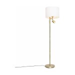 Jelena - lampadaire avec lampe de lecture - 1 lumière - h 150 cm - bronze - moderne - éclairage intérieur ... Jelena - lampadaire avec lampe de lecture - 1 lumière - h 150 cm - bronze - moderne - éclairage intérieur ...