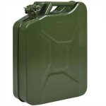 Jerrican en m�tal 20l homologation stockage liquides diesel huile voiture moto bidon r�cipient