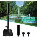 Jet d?eau pompe pour fontaine, bassin, tang, jardin 800l / h ?16w?