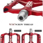 Jeu de 1 paire, p�dales mtb, p�dales suful, plaques en aluminium cnc, bonne adh�rence 9 / 16  pouces, ...