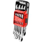 Jeu de 10 cl�s mixtes � cliquet articul�e 8 - 19 mm sur �tui portatif - 467bf. jp10pb - facom