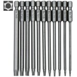 Jeu de 11 embouts longs torx pour tournevis et visseuse �lectrique - embouts magn�tiques - tige hexagonale ...