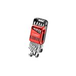 Jeu de 12 cl�s mixtes � cliquet articul�es avec �tui pocket 467bf. jp12 - facom