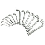 Jeu de 12 cl�s � pipe d�bouch�es 6x12 pans sam outillage - 93sdj12