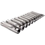 Jeu de 12pcs poin�on creux poin�ons ronds outil de coupe perforateur de cuir pour ceinture, caoutchouc, ...