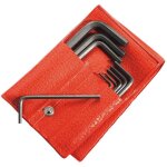 Jeu de 13 cls mle 6 pans en trousse ju - facom