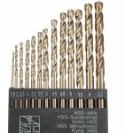Jeu de 13 forets h�lico�daux m35 hss cobalt gold pour perceuses m�triques � grande vitesse de 1, 5 mm ...