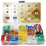 Jeu de 140 fusibles automobiles - fusibles combin�s � lames, fusibles automobiles standard et mini pour ...
