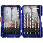 Jeu de 15 forets b�ton avec bo�te �3, 4, 5, 6, 8 et 10 mm m�che � b�ton forets set pour brique, maconnerie, ...