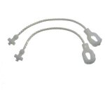 Jeu de 2 cables de porte (32x1853) accessoires et entretien ariston hotpoint, baumatic, belling, bernstein, ...