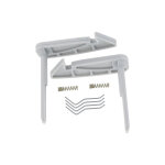 Jeu de 2 crochets de fermeture pour chariot � outils ? charge maximale 100kg ? installation facile ? ...