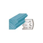 Jeu de 2 fers profilés ht. 40 x 4 mm acier sp pour porte - outils m52 - entraxe 24 mm - haute qualité ... Jeu de 2 fers profilés ht. 40 x 4 mm acier sp pour porte - outils m52 - entraxe 24 mm - haute qualité ...
