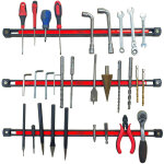 Jeu de 3 barres aimantées 45cm - bande magnétique accroche mural outils - rangement outillage garage ... Jeu de 3 barres aimantées 45cm - bande magnétique accroche mural outils - rangement outillage garage ...