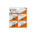 Jeu de 4 balais de charbon pour meuleuse et perceuse