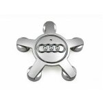 Jeu de 4 caches - moyeux 4f0601165 n roue embl�me, pour enjoliveurs de 135 mm pour audi (argent)