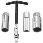 Longziming - jeu de 4 clés à bougie d'allumage 16 / 18 / 21 mm, clé à bougie universelle pour voiture ... Longziming - jeu de 4 clés à bougie d'allumage 16 / 18 / 21 mm, clé à bougie universelle pour voiture ...