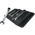 Jeu de 4 cl�s mixtes � cliquet wera joker, r�versibles - 020090